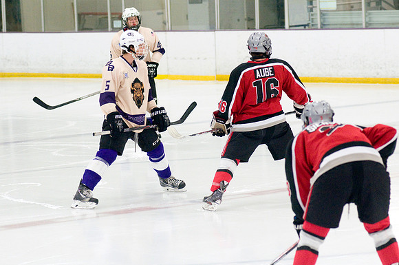 Ryan Fitzgerald, Yannick Aube, Bryce Berthold, Boulder Bison